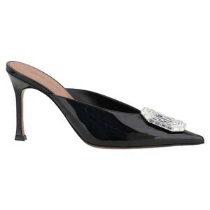 Amina Muaddi Women black | black Mules & Clogs